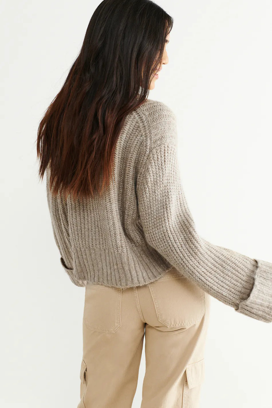 Gina Tricot Clara Knitted Sweater cashmere