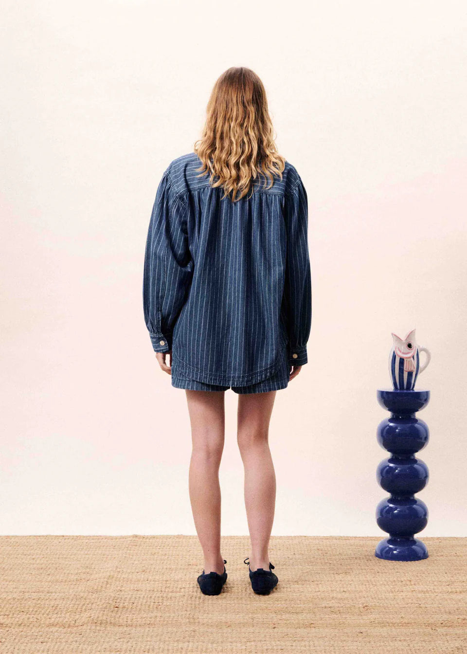 Frnch KURZE CHICAMIA BLAUE JEANS