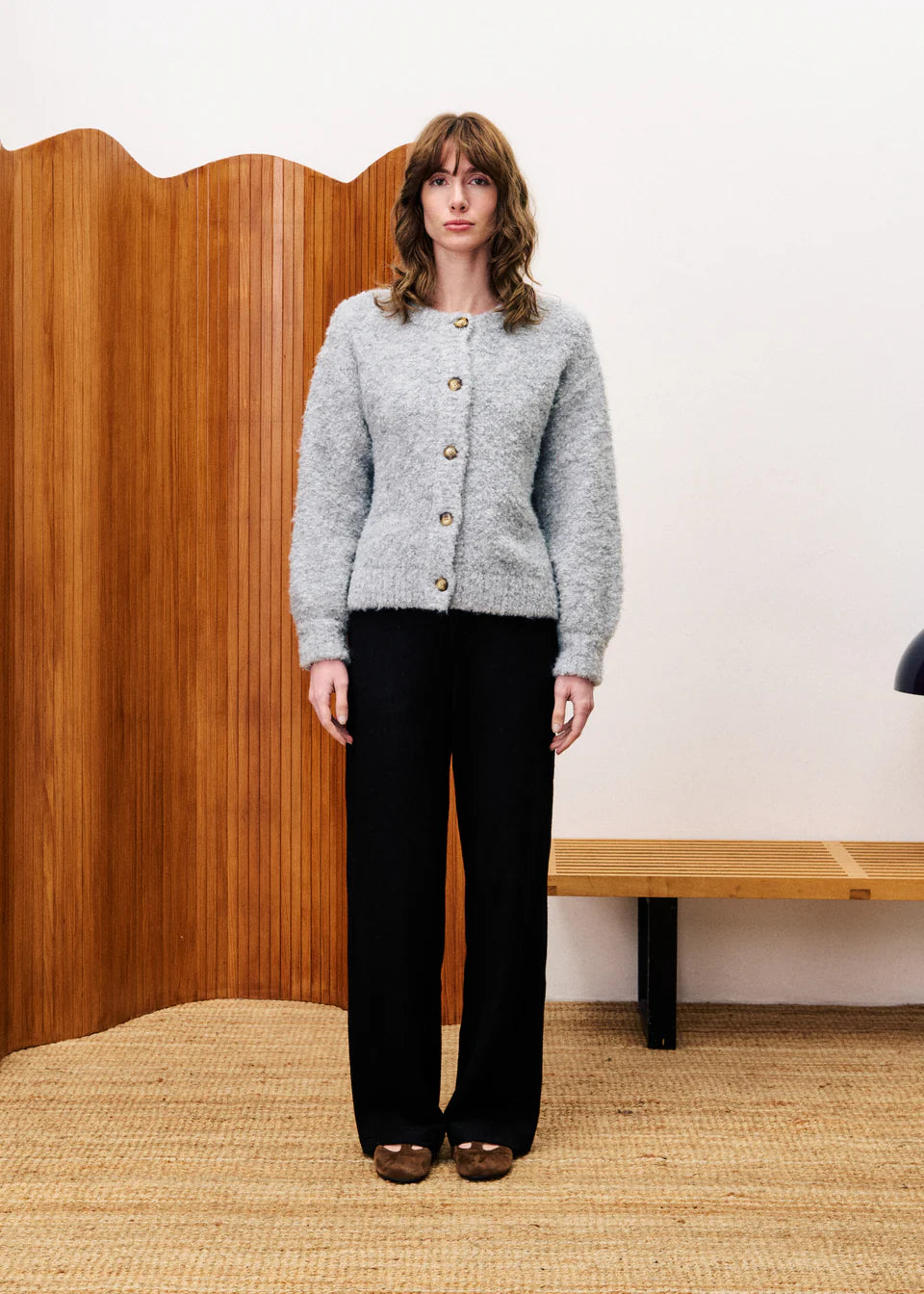 Frnch SELKIRK Grey Cardigan