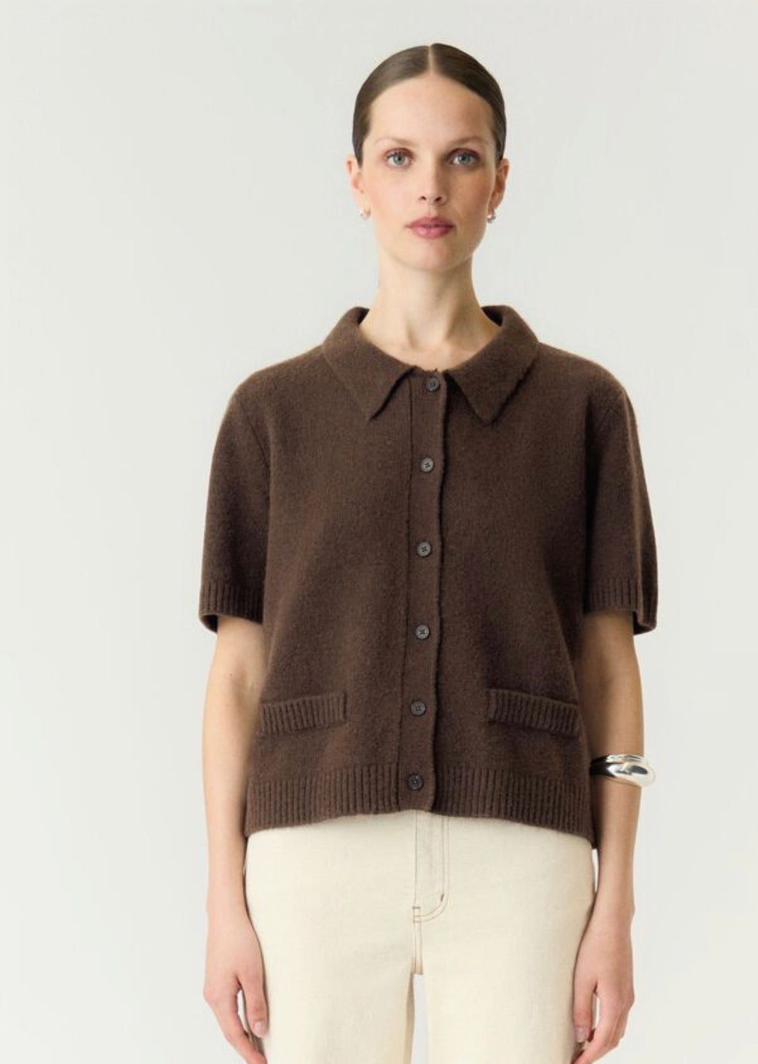 "YASFRILO" SS KNIT CARDIGAN S. NOOS