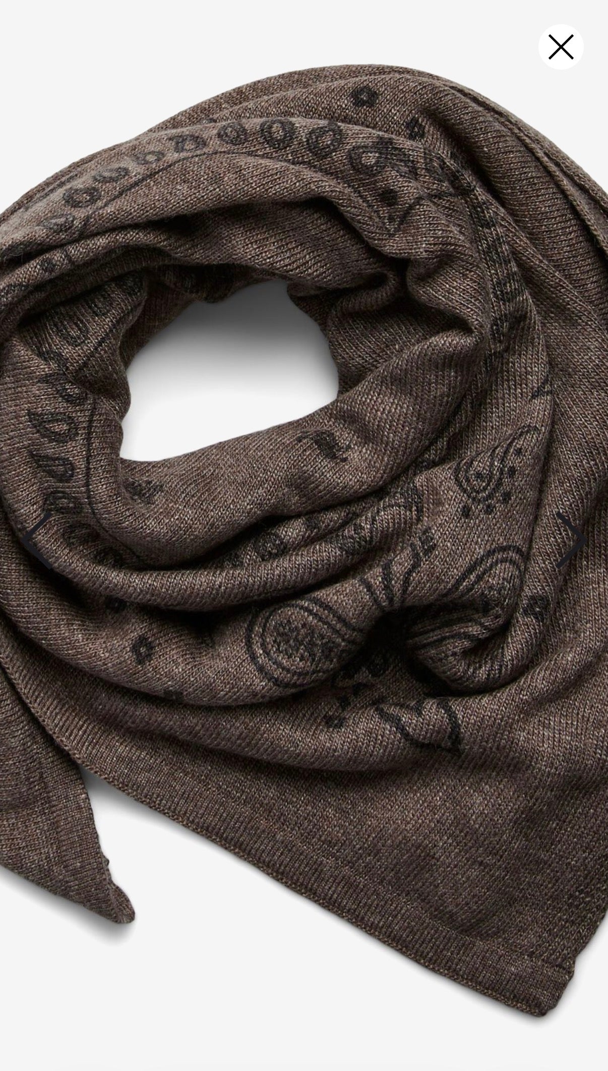 PCNOVIS Schal mit Paisley-Print