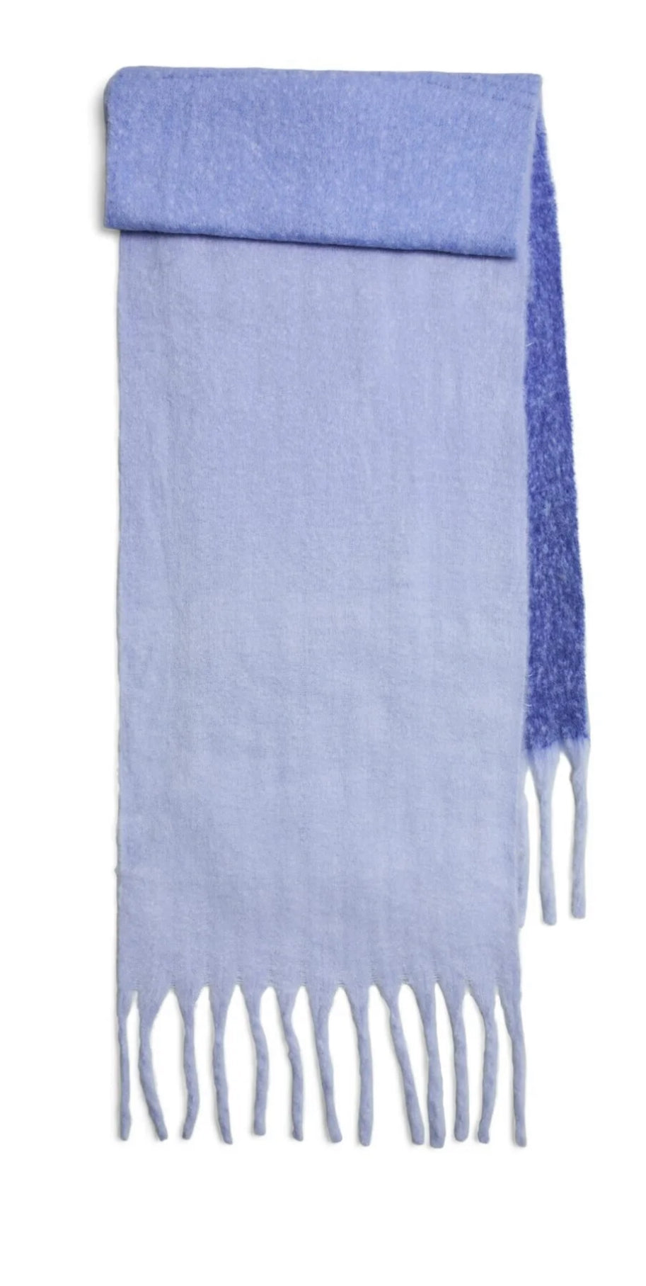 Pieces "Bea" Long Scarf blau