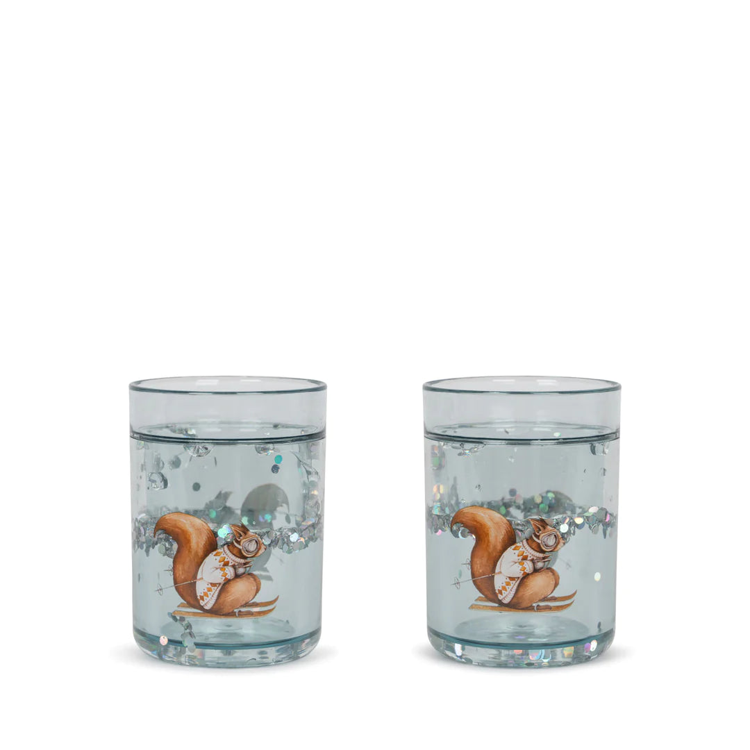 Konges Slojd Glitzerbecher 2er-pack - val d'isere