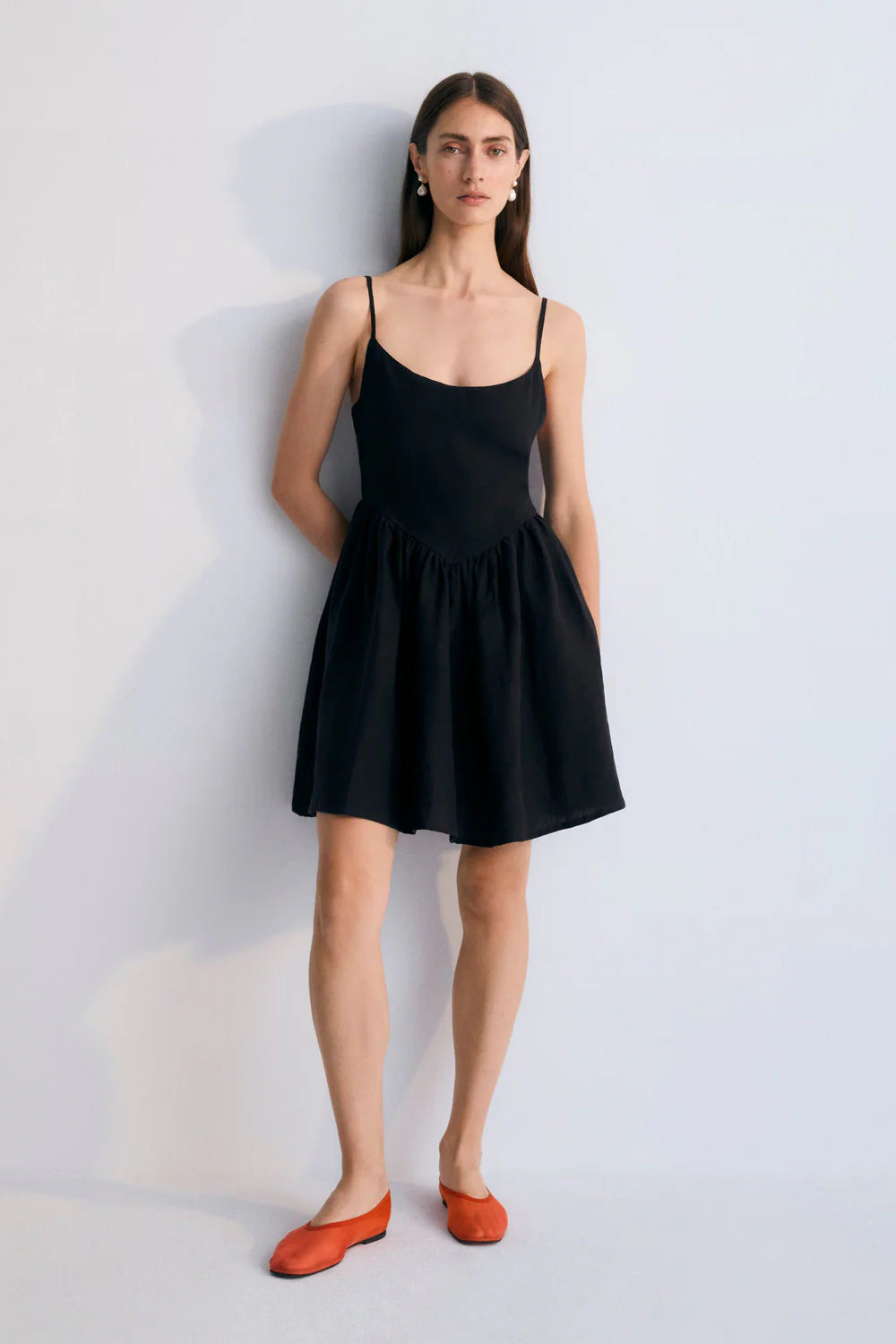 The New Society Hera Woman Short Dress Caviar