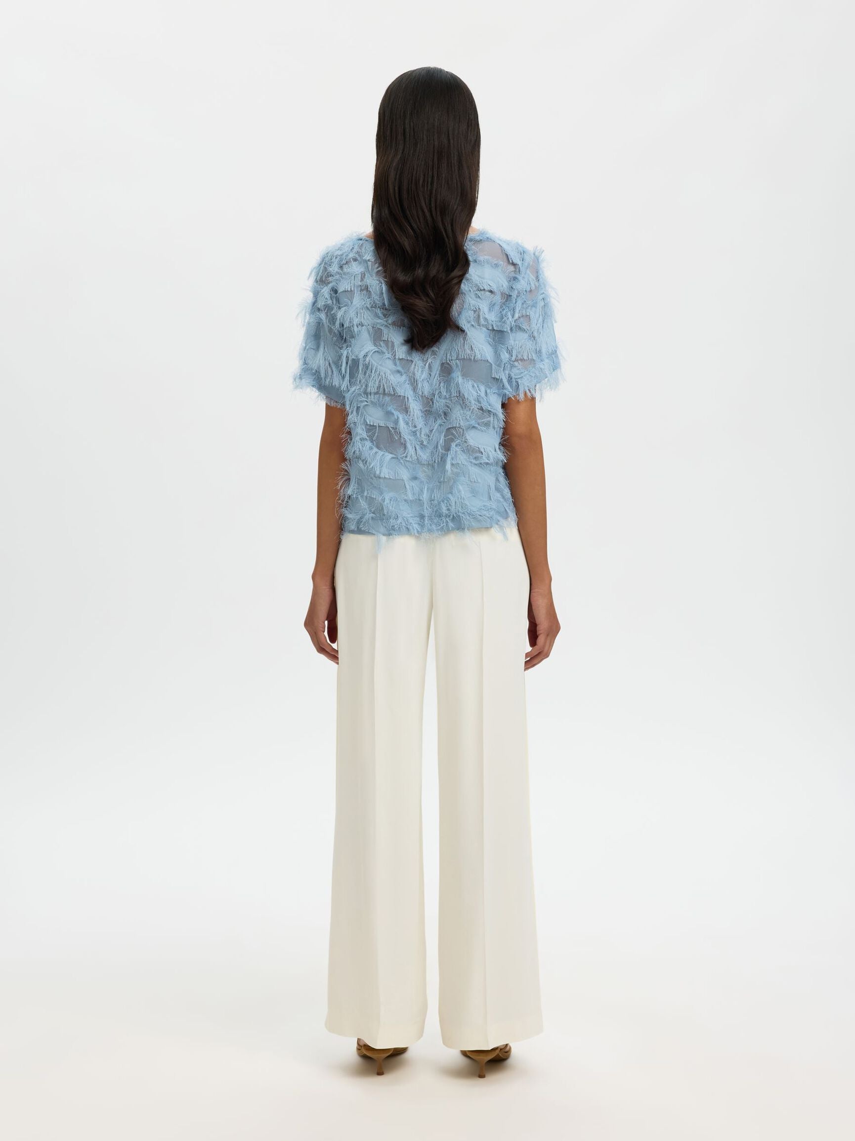 "SLFMYLINE" SS BOAT NECK TOP B