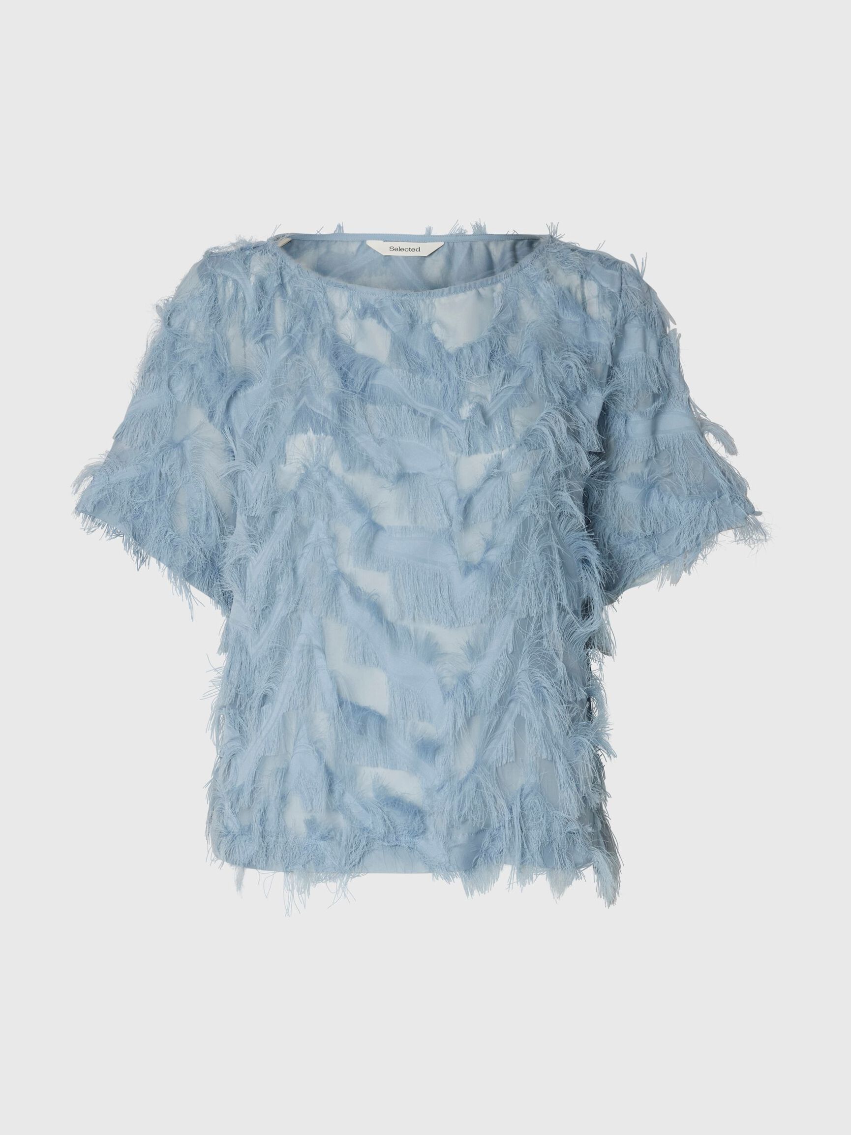 "SLFMYLINE" SS BOAT NECK TOP B