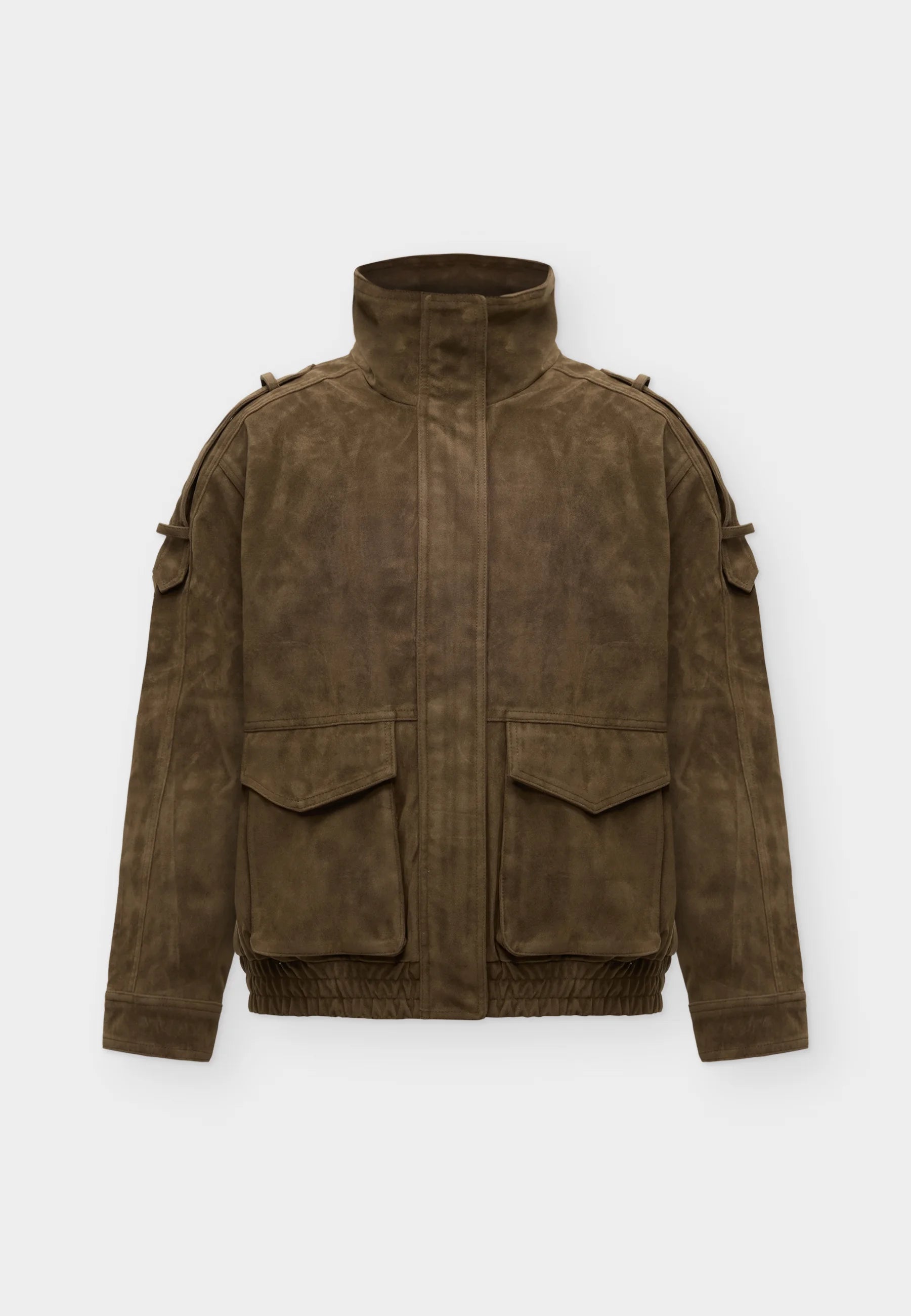 Gina Tricot Faux suede high neck jacket