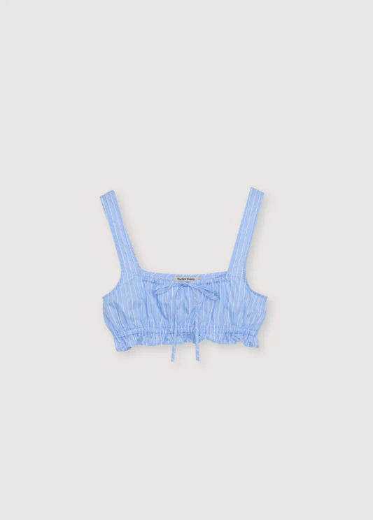 TheNewSocietyAura Woman Top Vista Blue Stripes