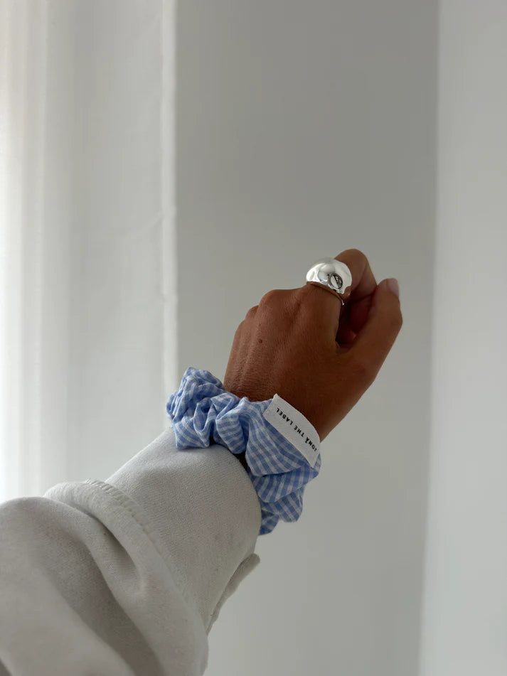 Jona the Label- EVERYDAY SCRUNCHIES blue gingham