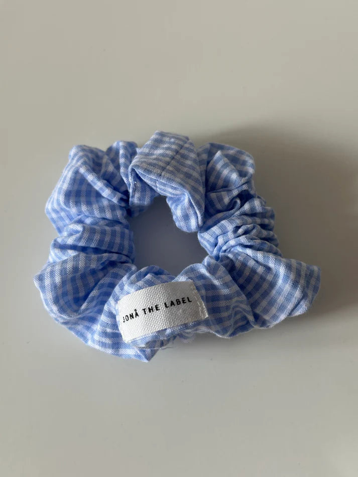 Jona the Label- EVERYDAY SCRUNCHIES blue gingham