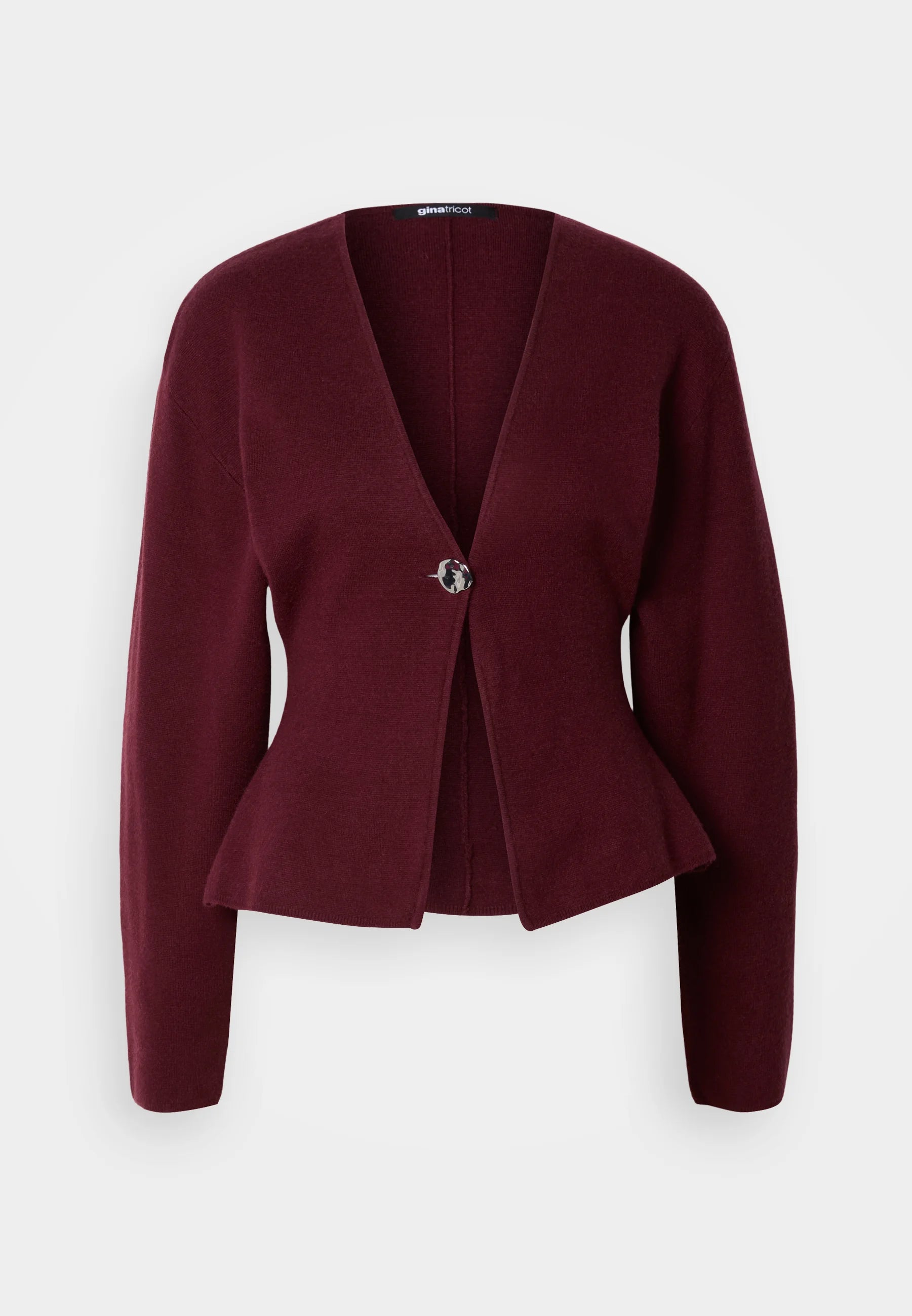 Gina Tricot Shaped knitted cardigan tawny port