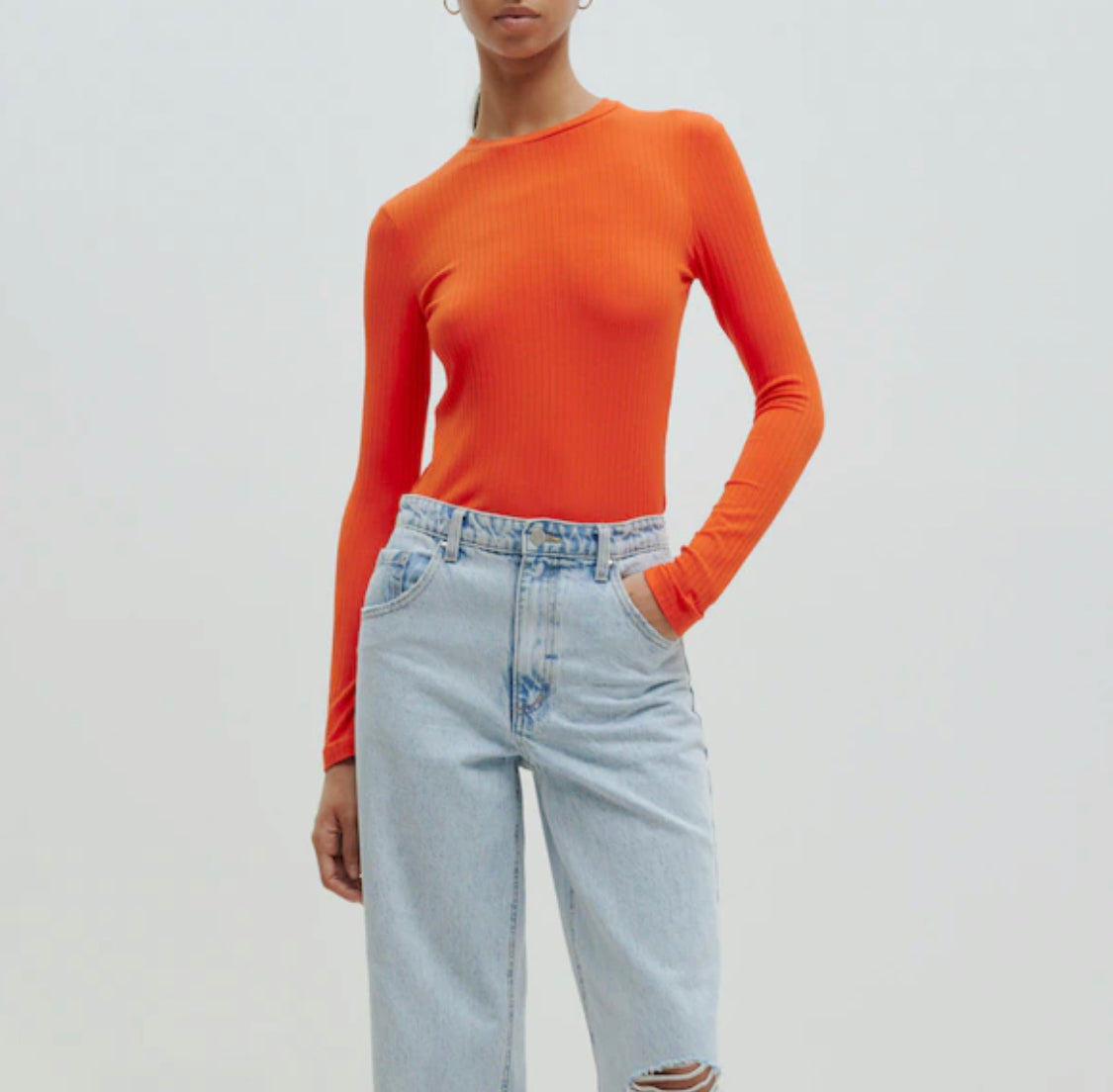 Edited Shirt 'Ginger' orange