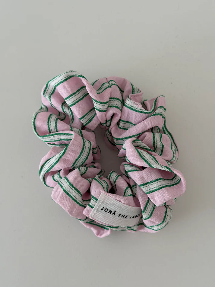 "JTLEVERYDAY" SCRUNCHIES in peony drift
