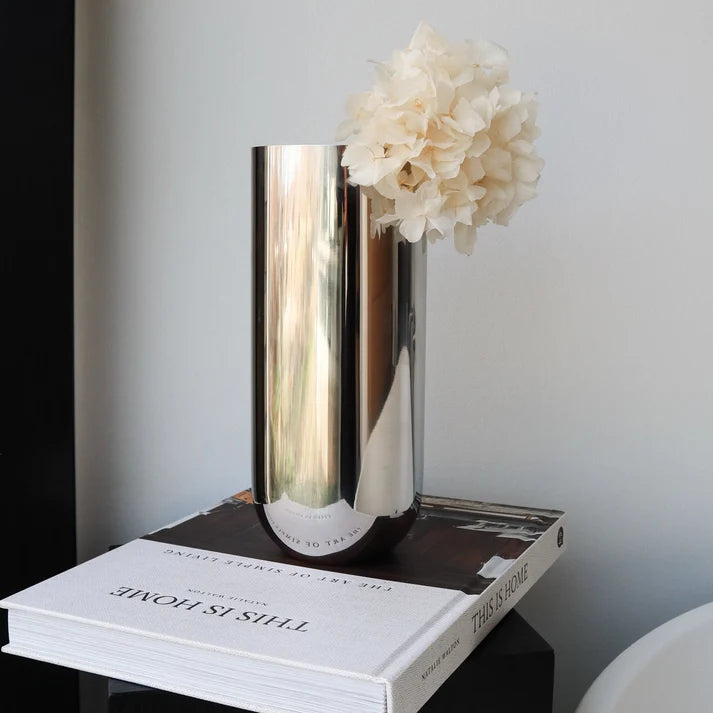 Nichba Edelstahl Vase
