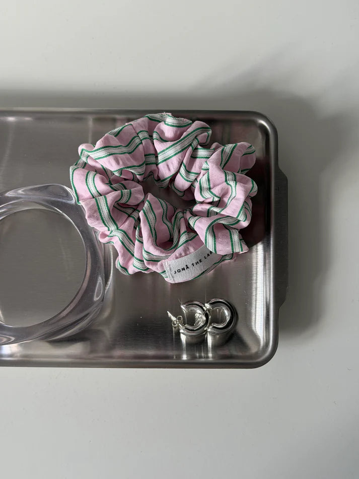 "JTLEVERYDAY" SCRUNCHIES in peony drift