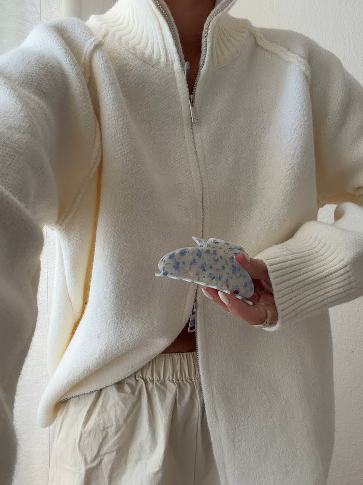"JTLMATILDA" CLIP in fleur bleu