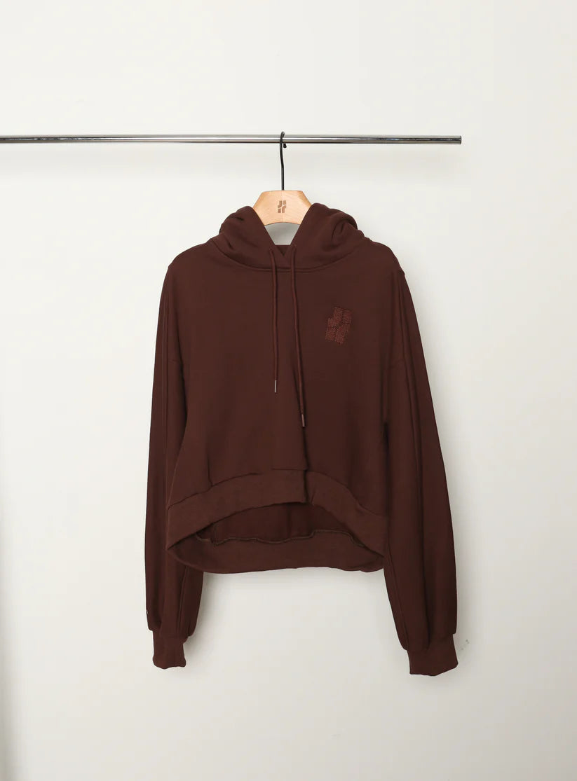 JIJI Paris- Celenie Sweatshirt | SCHOKOLADE