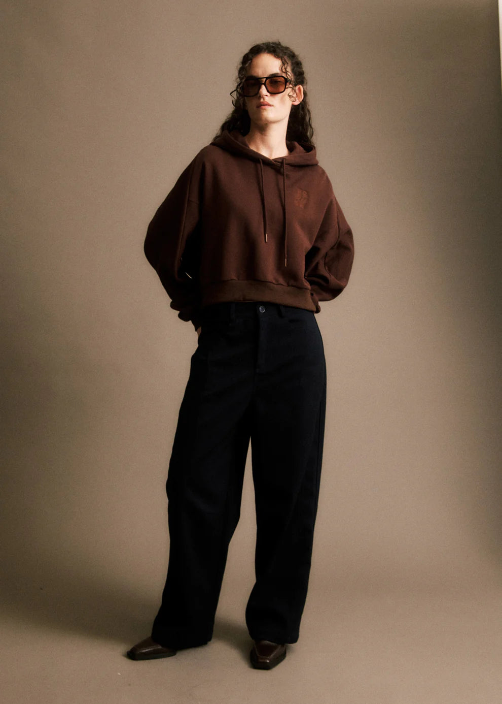JIJI Paris- Celenie Sweatshirt | SCHOKOLADE