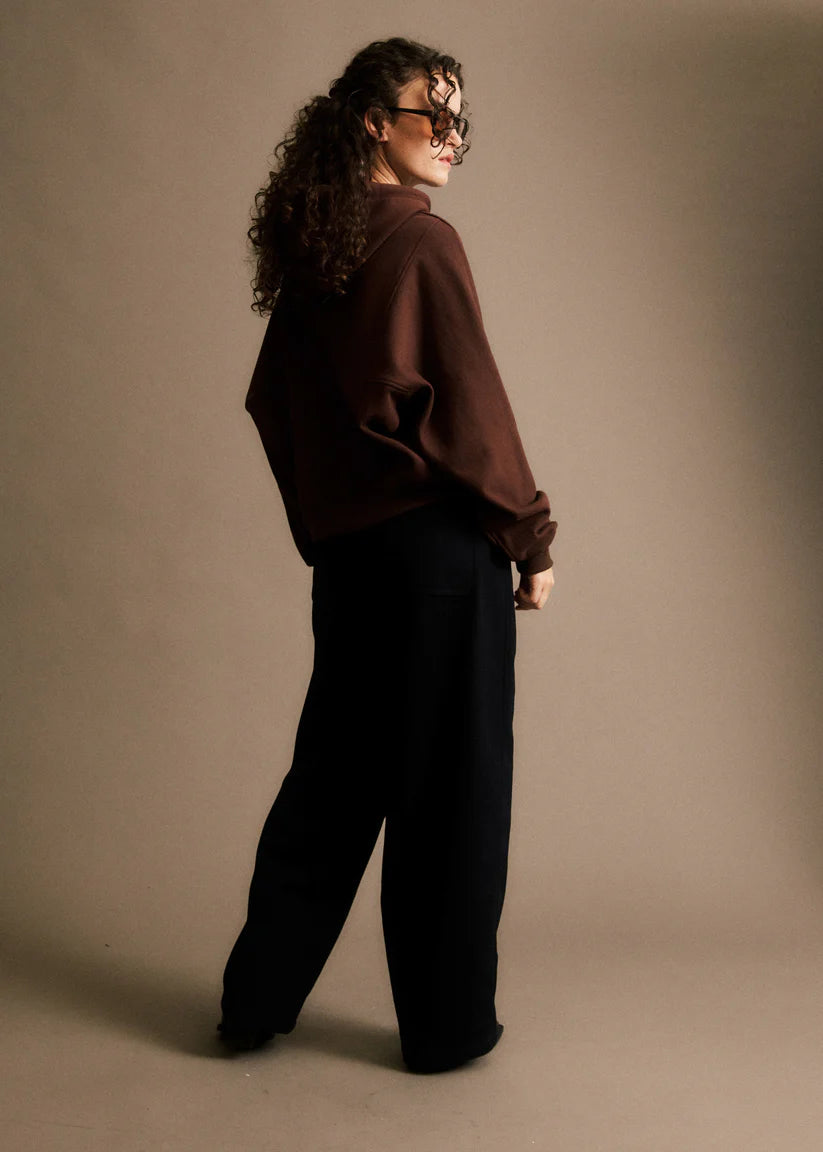 JIJI Paris- Celenie Sweatshirt | SCHOKOLADE