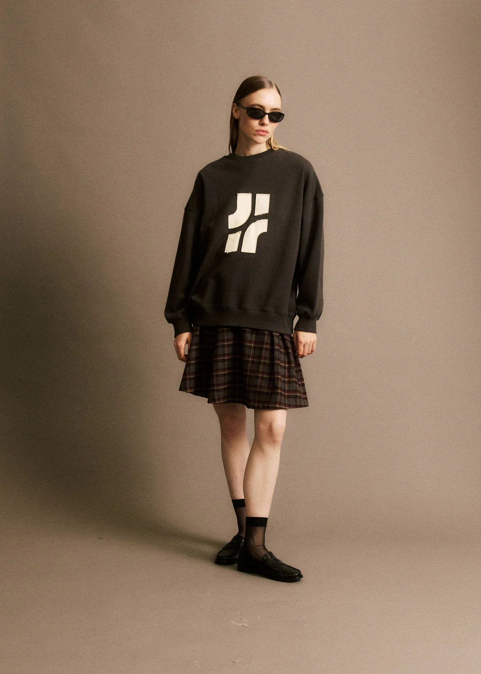 JIJI Paris- Penny Sweatshirt | ANTHRAZIT