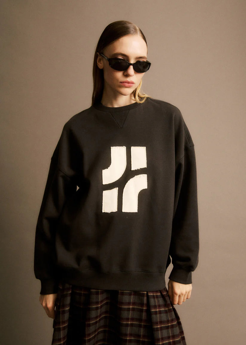 JIJI Paris- Penny Sweatshirt | ANTHRAZIT
