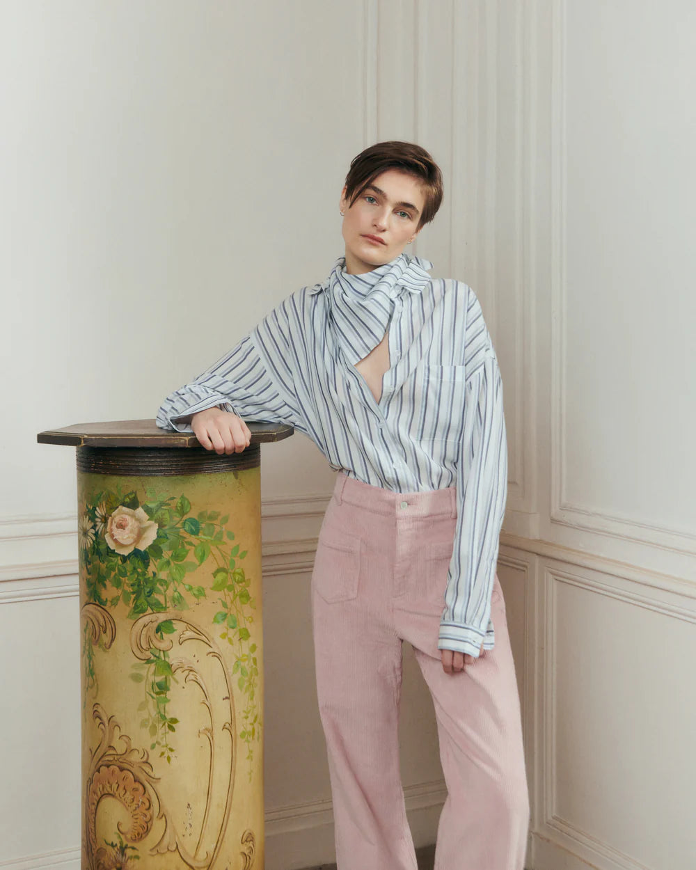 The new society- Ines Woman Pant Rose