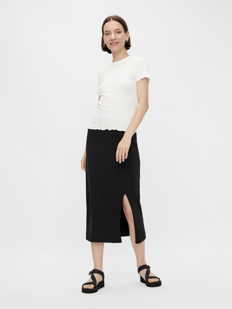 "PCNICCA" SS O-NECK TOP JRS NOOS weiss