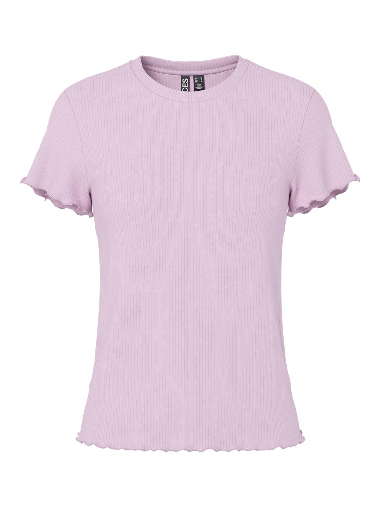 "PCNICCA" SS O-NECK TOP JRS NOOS winsome orchid
