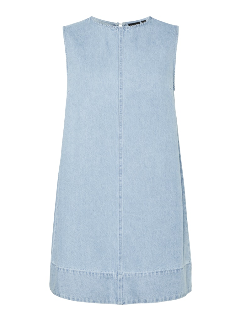 "PCFLORA" SL MINI DENIM DRESS NOOS