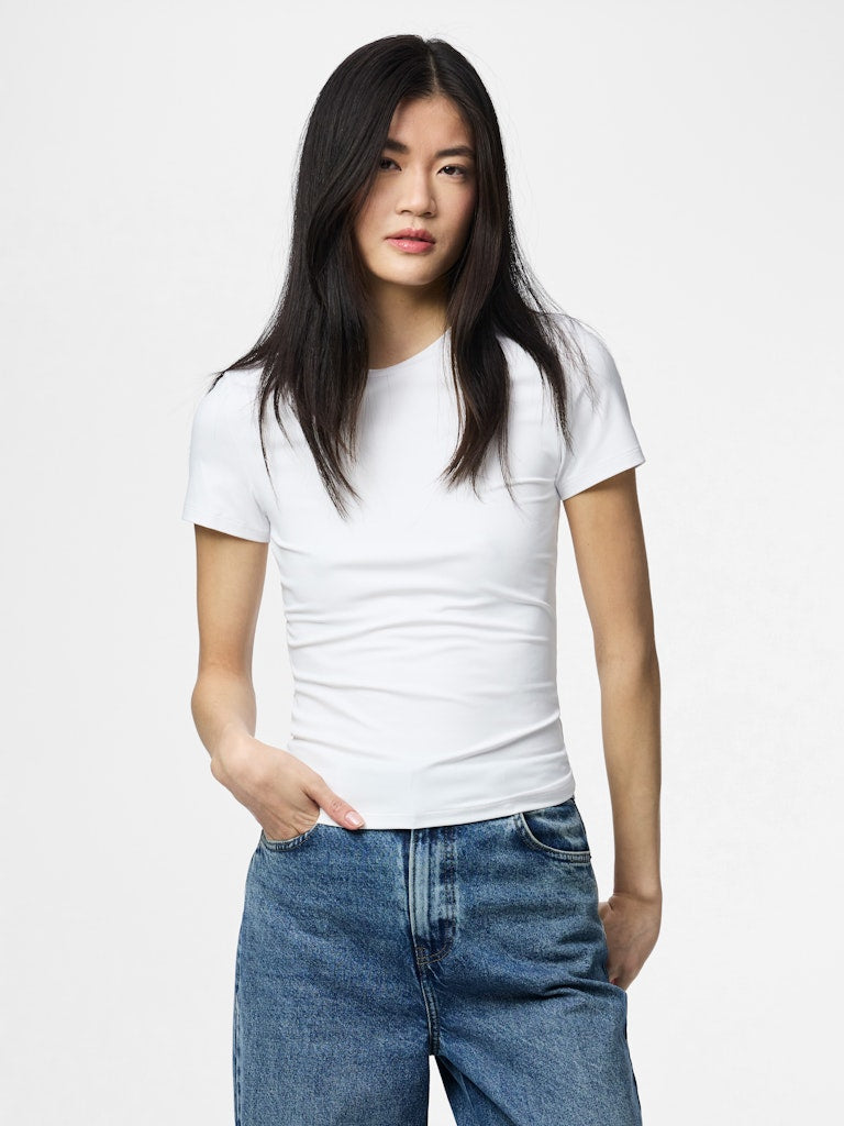 Pieces "Lula" Tee weiss