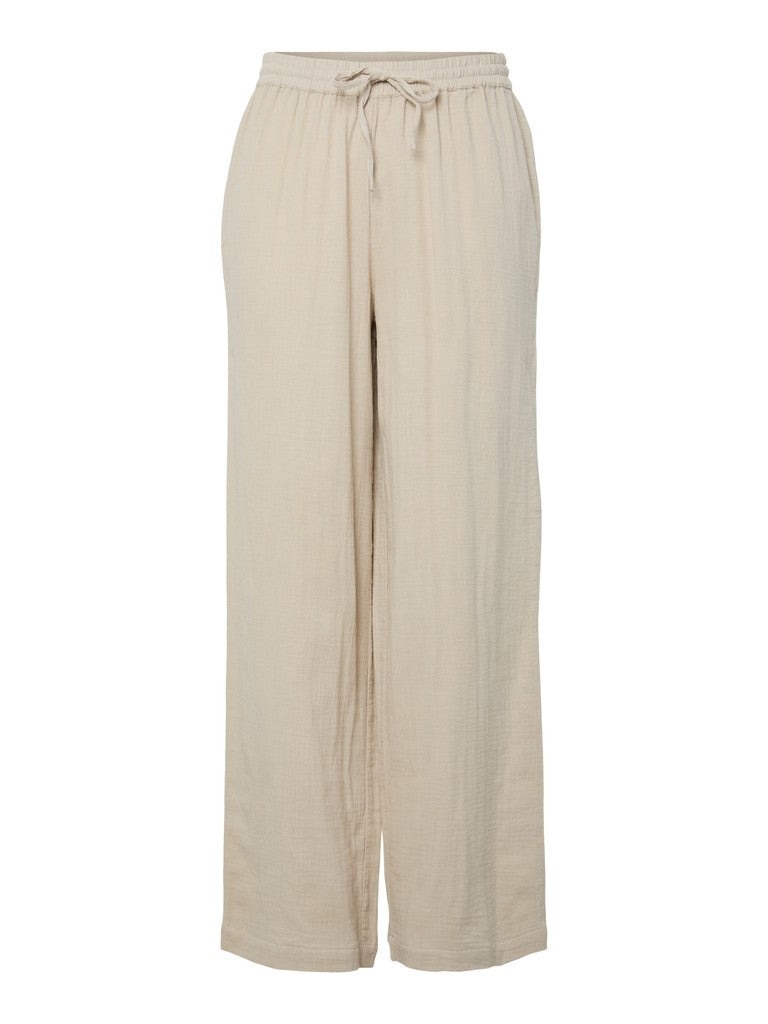 "PCSASTINA" HW WIDE PANTS WVN MSA BC