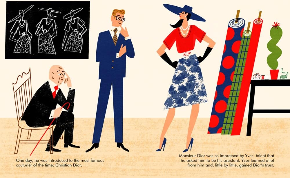 Little People, Big Dreams Kinderbuch "Yves Saint Laurent"