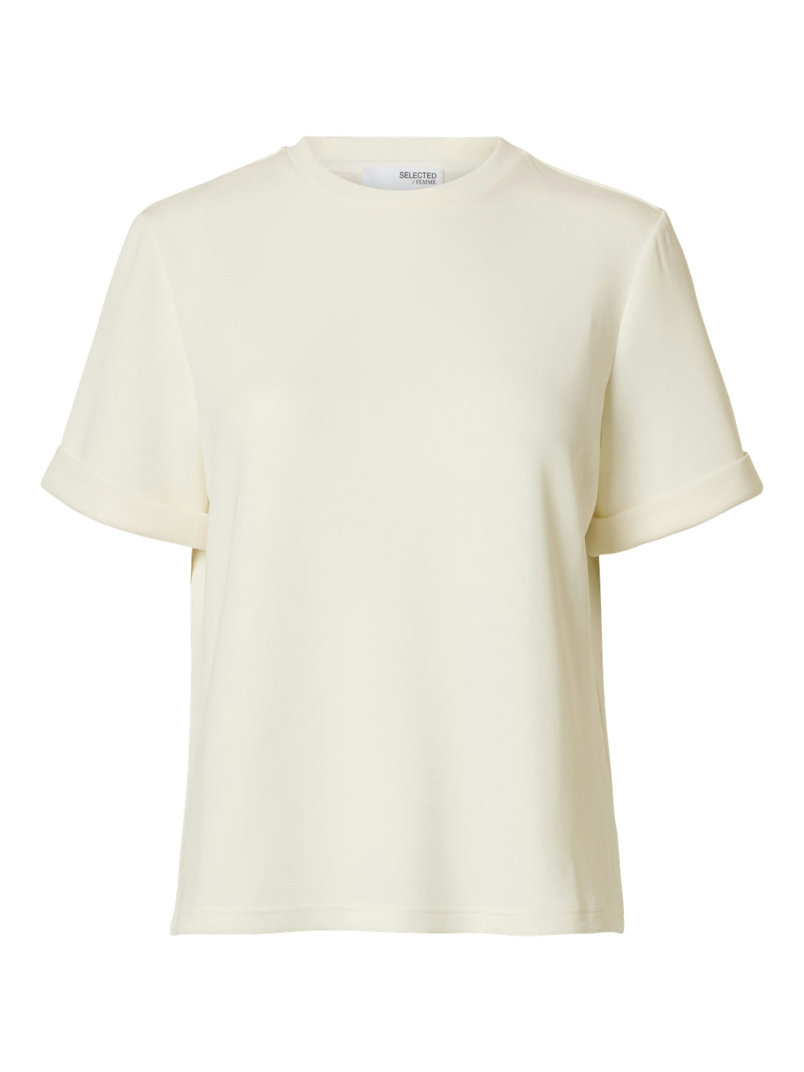 Selected Femme "Tenny" O-Neck weiss