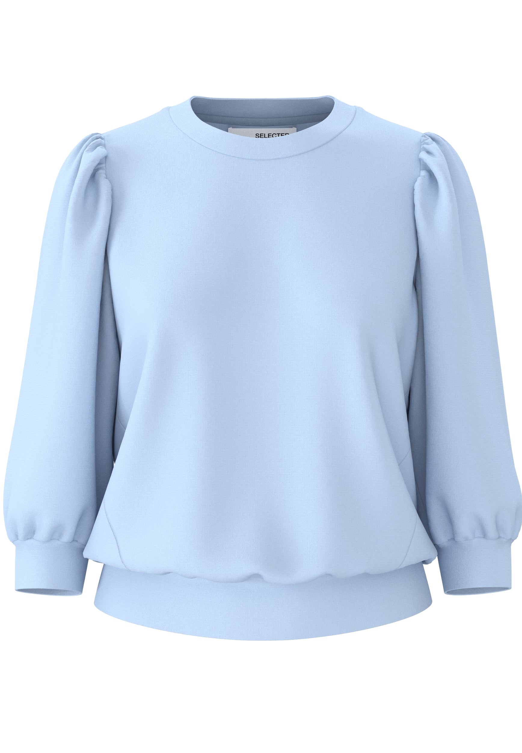 Selected Femme "Tenny" 3/4 Sweat Top blau