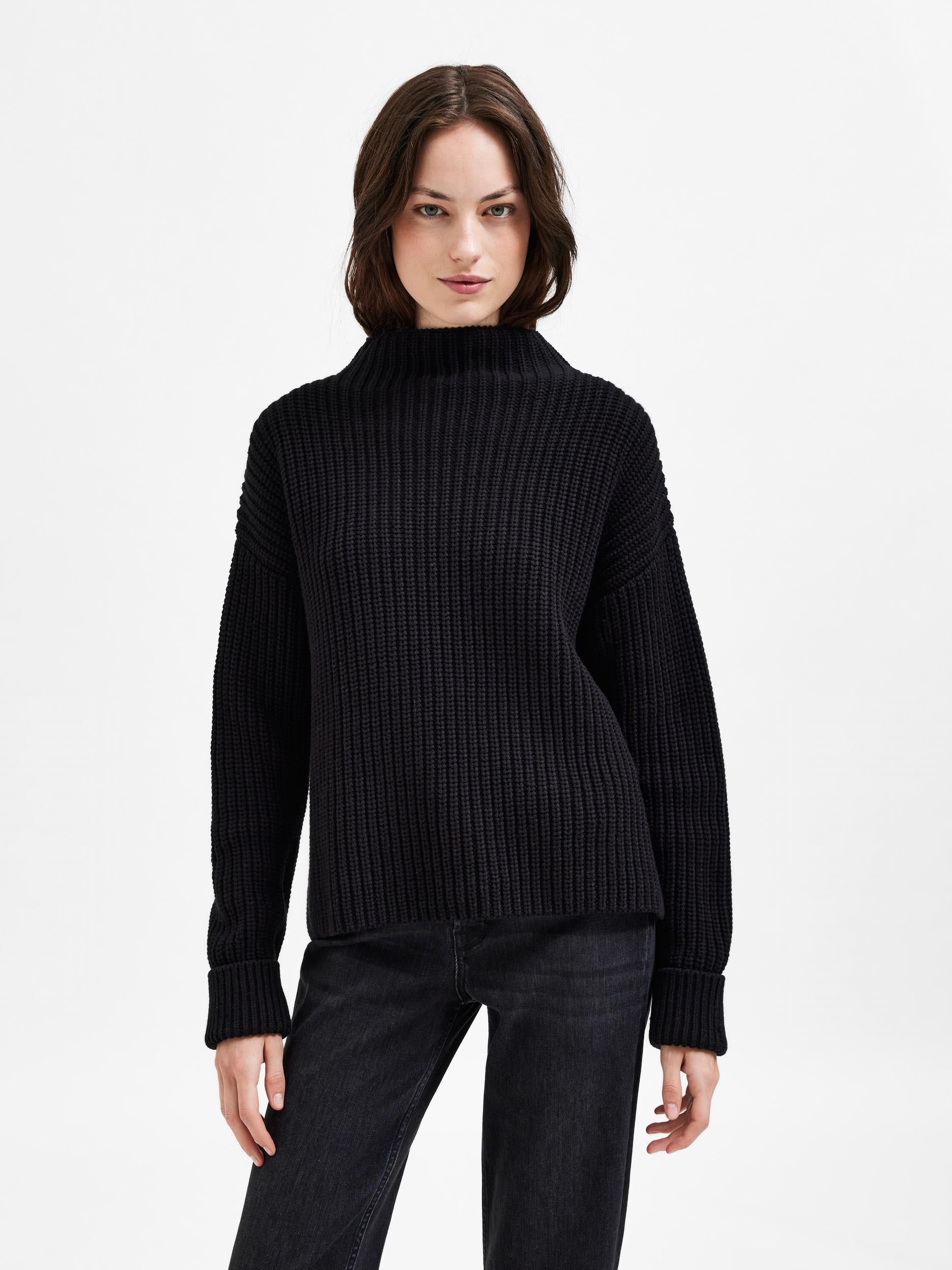 Selected Femme "Selma" Knit Pullover schwarz