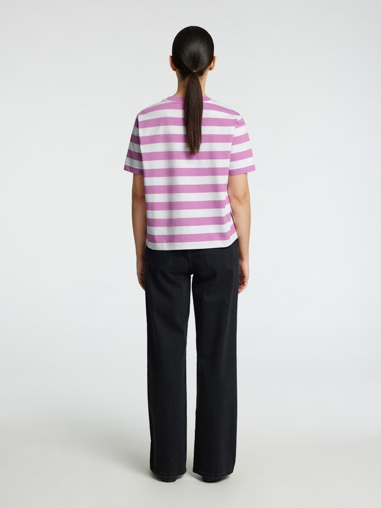 Selected Femme "Essential" Striped Boxy Tee first bloom