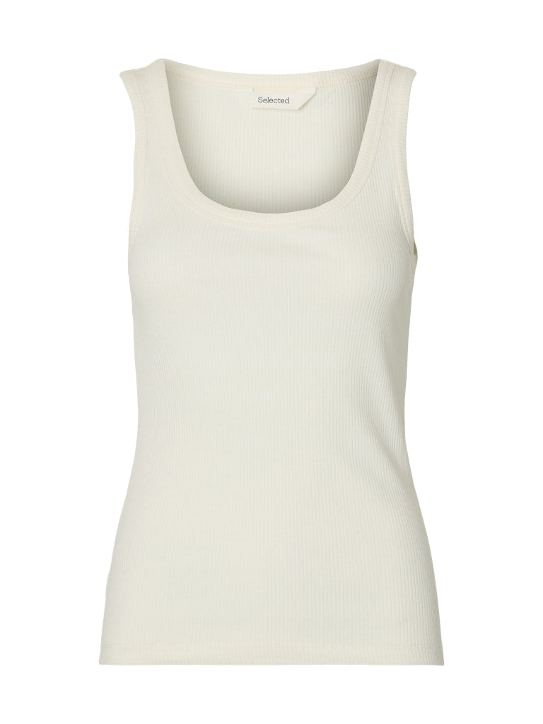 Selected Femme "Anna" U-Neck Tank Top snow white