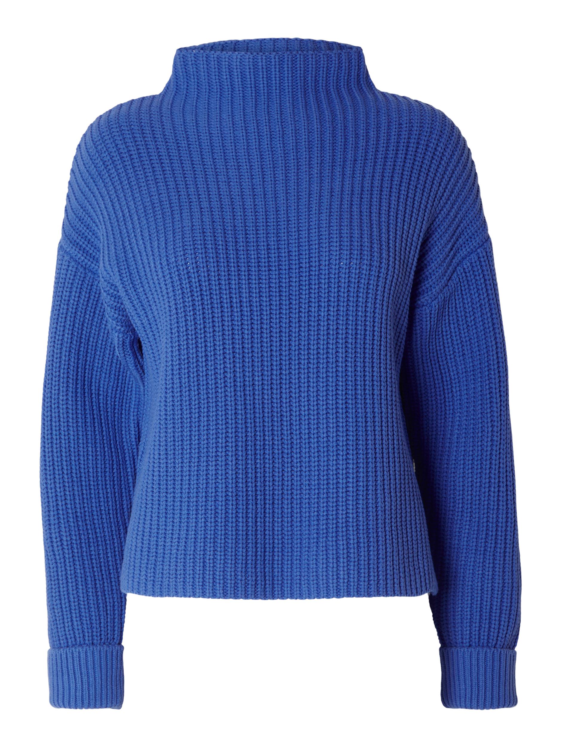 Selected Femme "Selma" Knit Pullover blue
