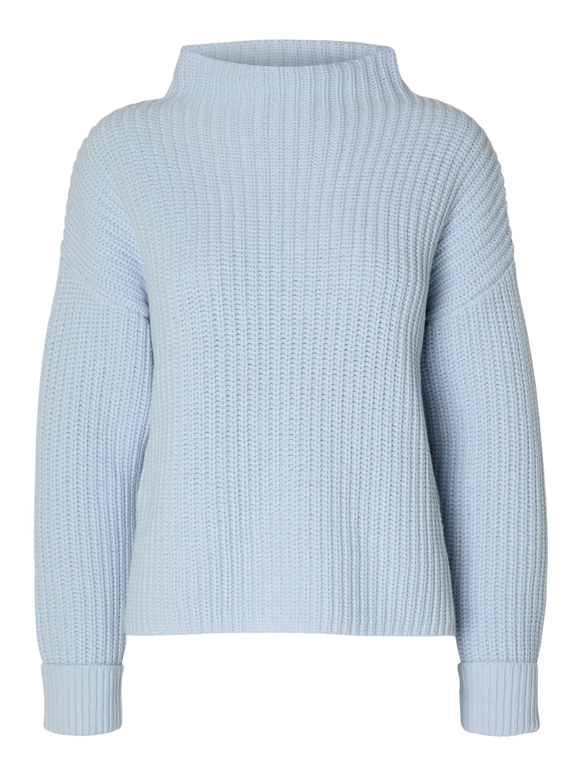 Selected Femme "Selma" Knit Pullover hellblau
