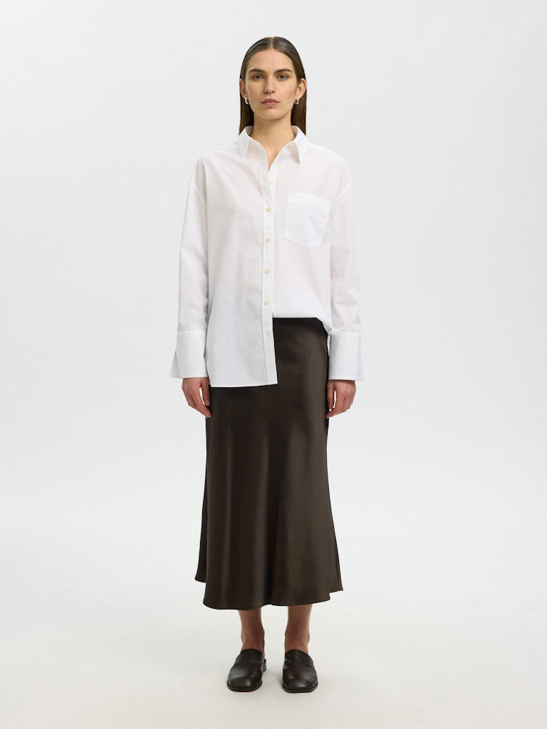 "SLWLENA" HW MIDI SKIRT NOOS