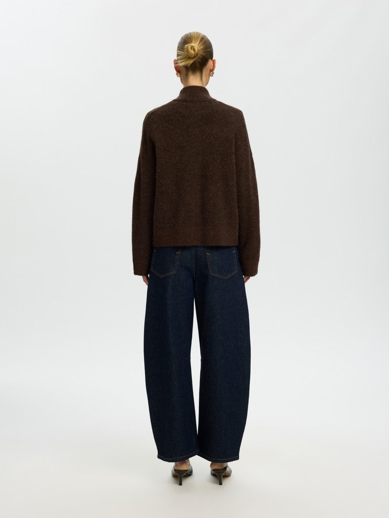 "SLWSIA" RAS LS KNIT ZIPPER CARDIGAN NOOS