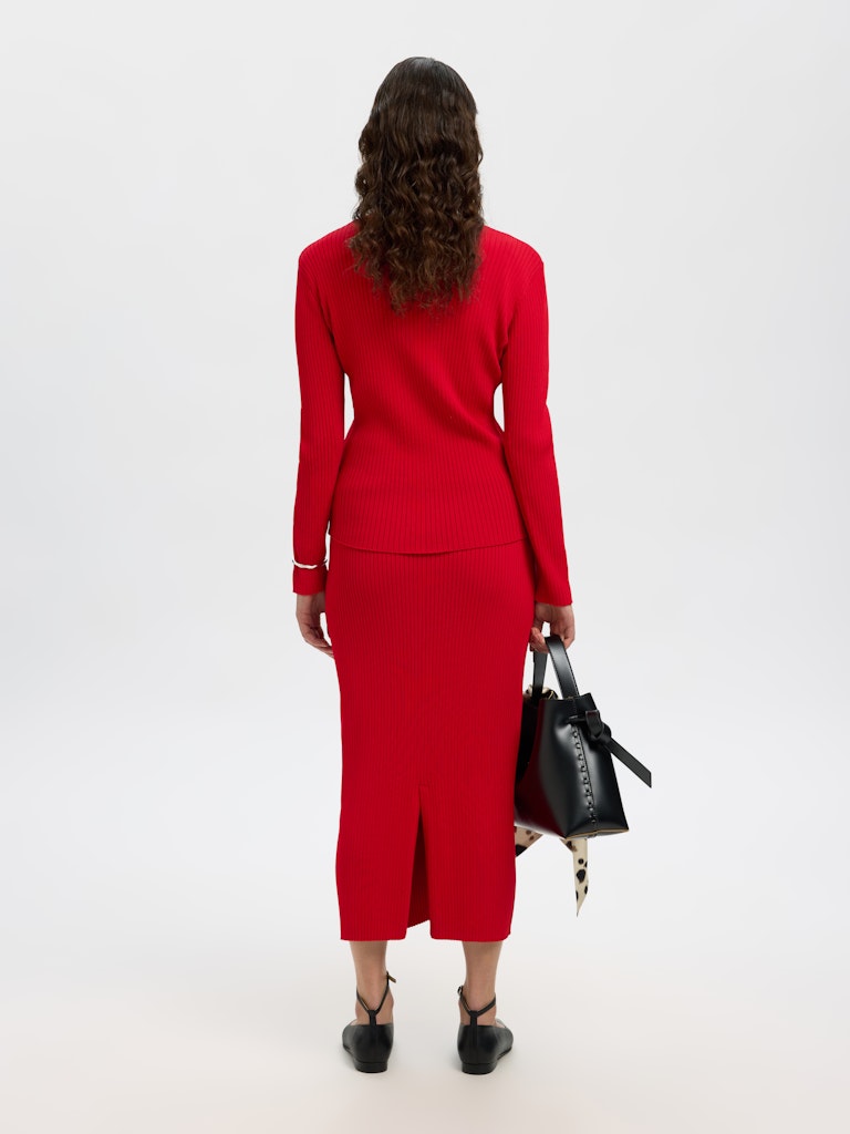 Selected Femme "Carly" Knit Ankle Skirt