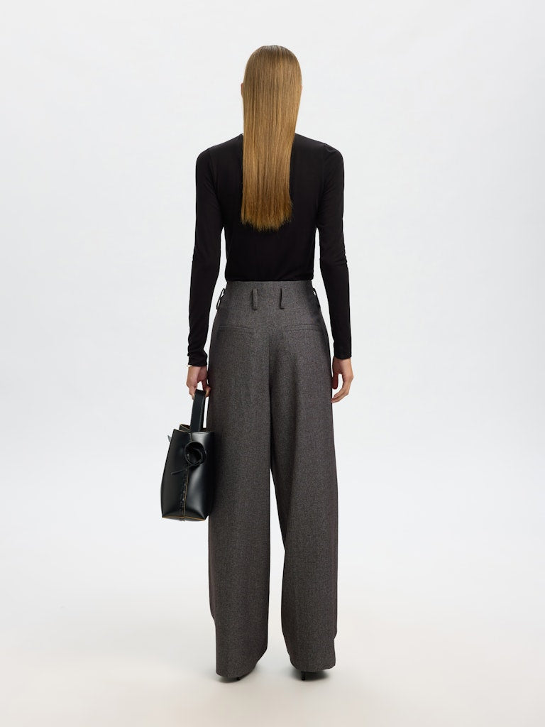 Selected Femme "Lina" Lano High Neck Top schwarz