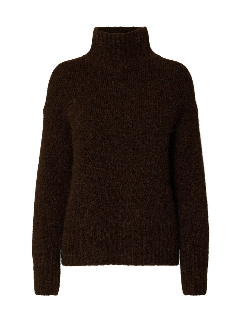 "SLWGABRIELLA" LS KNIT HIGH NECK NOOS