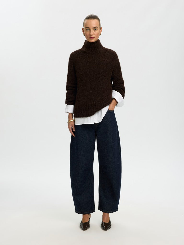 "SLWGABRIELLA" LS KNIT HIGH NECK NOOS