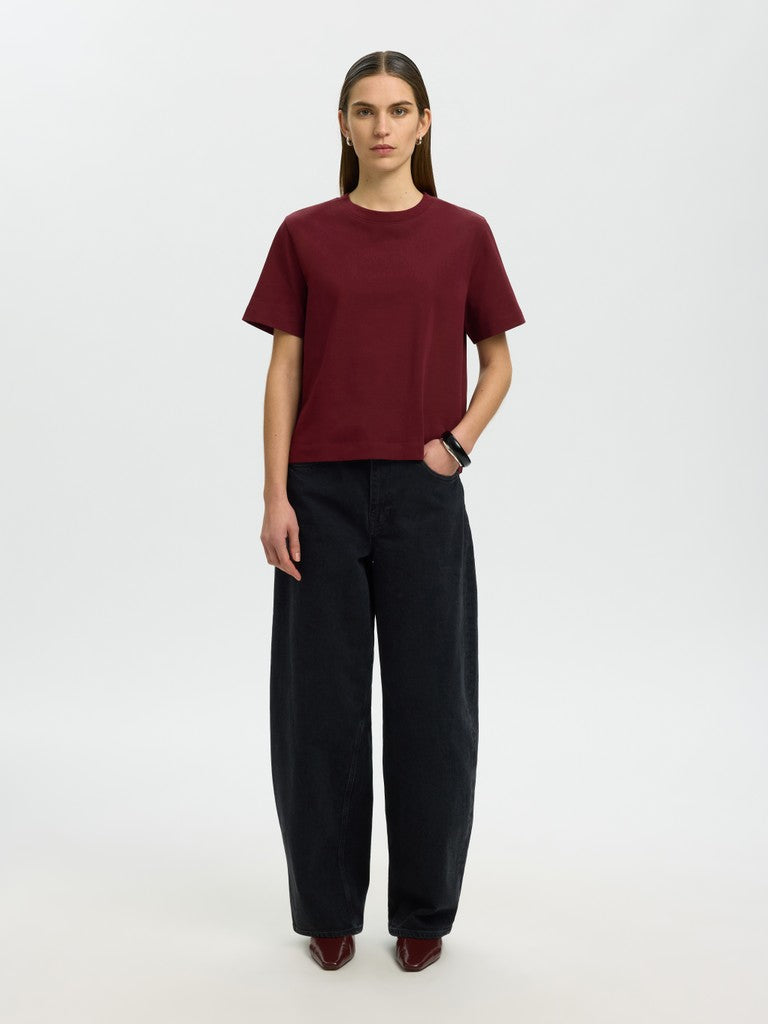"SLWESSENTIAL" SS BOXY TEE NOOS