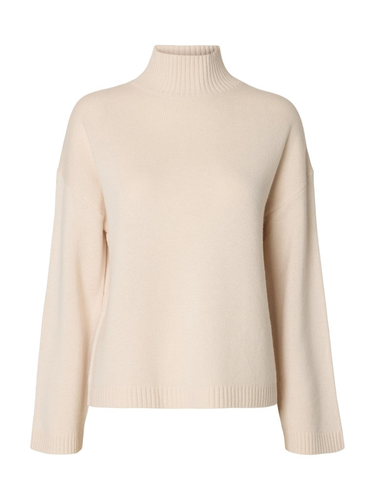 "SLWCILLE" CASHMERE BLEND HIGH NECK NOOS