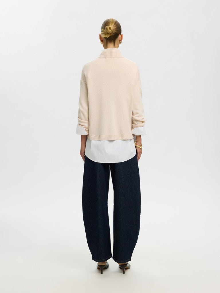 "SLWCILLE" CASHMERE BLEND HIGH NECK NOOS
