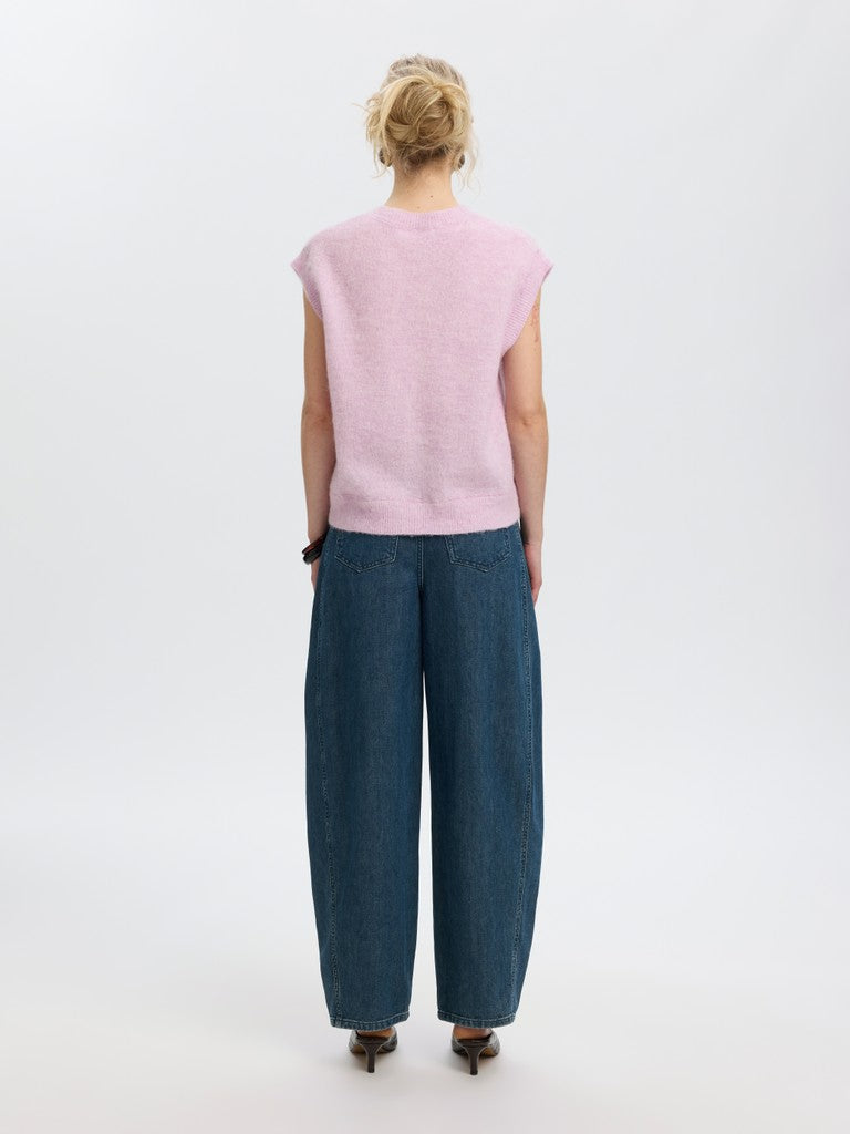 "SLWLULU" BRUSHED KNIT VEST