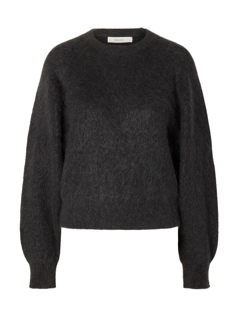 "SLWMIRA" LS KNIT SHORT O-NECK NOOS